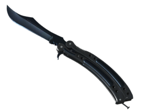 ★ Butterfly Knife | Blue Steel (Well-Worn)