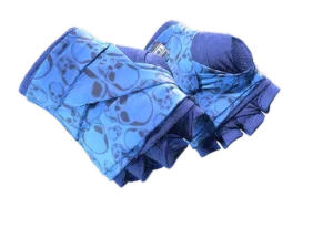 ★ Hand Wraps | Cobalt Skulls (Field-Tested)