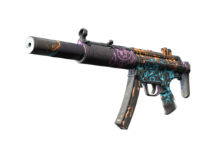 MP5-SD | Neon Squeezer (Battle-Scarred)