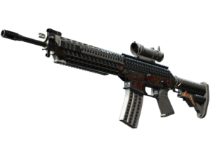 SG 553 | Heavy Metal (Battle-Scarred)