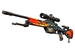StatTrak™ SSG 08 | Dragonfire (Factory New)