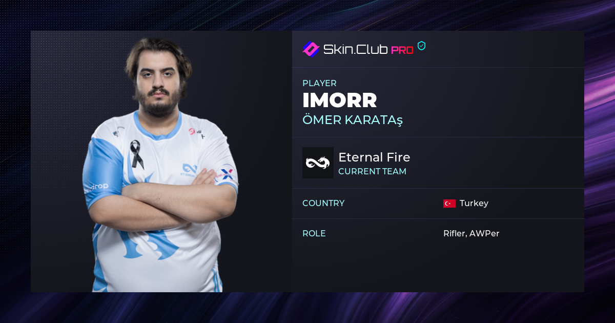 imoRR CS2 Settings: Crosshair, Config & Gear