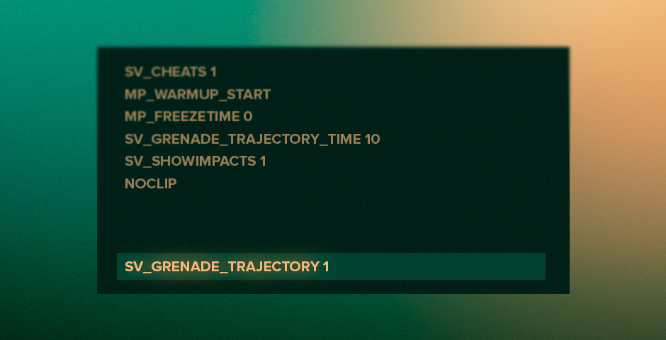 CS2 Nade Practice Commands