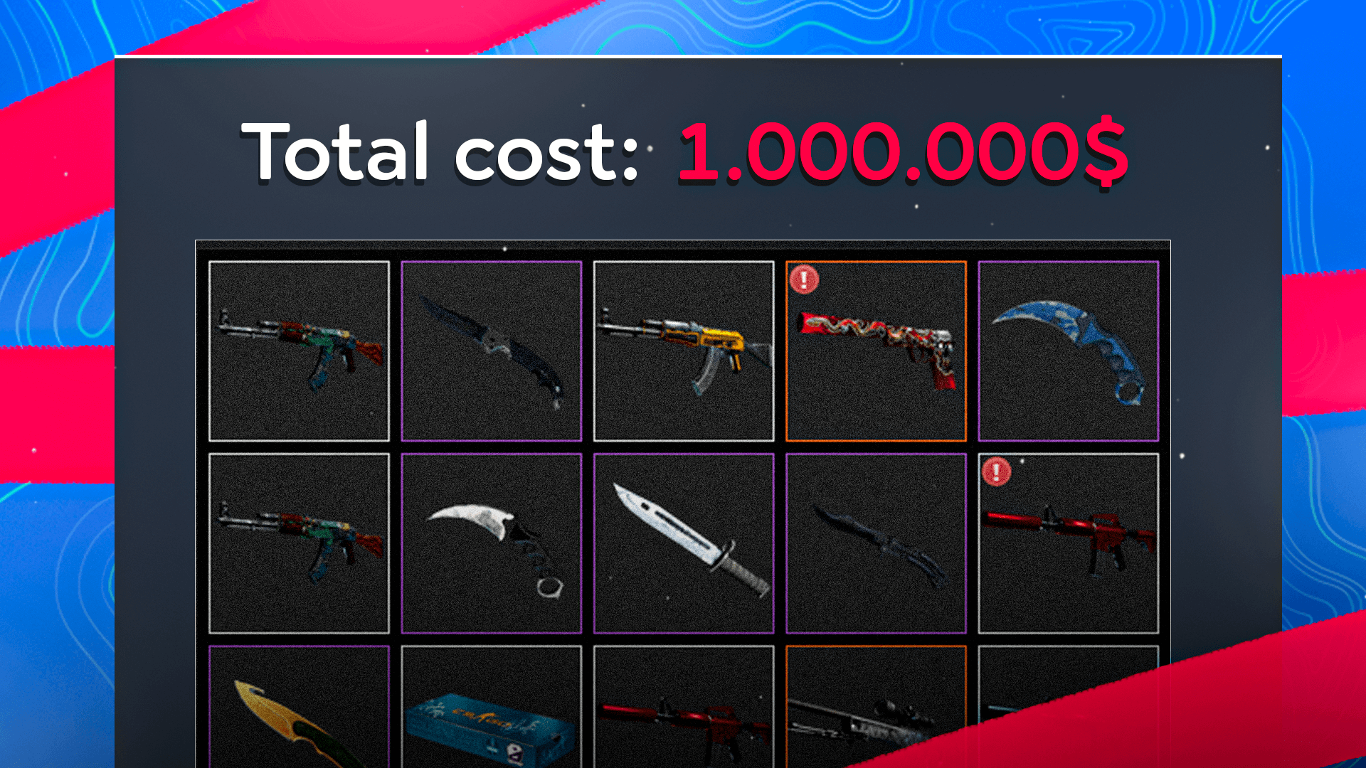The Most Expensive CS2 Inventories [2025]
