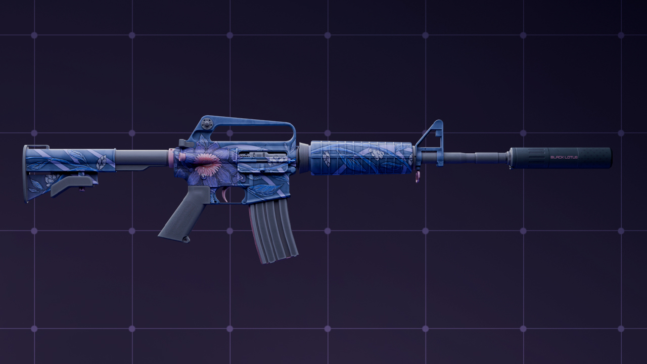 Budget M4A1-S Skins M4A1-S-Black-Lotus