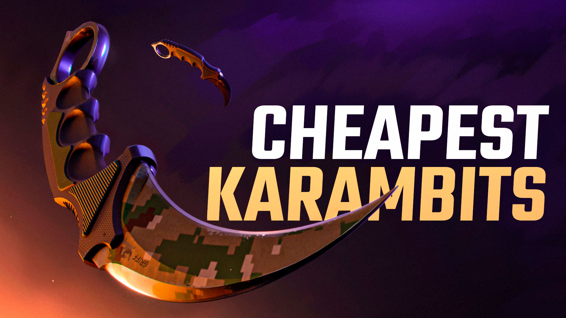 Cheapest CS2 Karambit Knife Skins [2025]