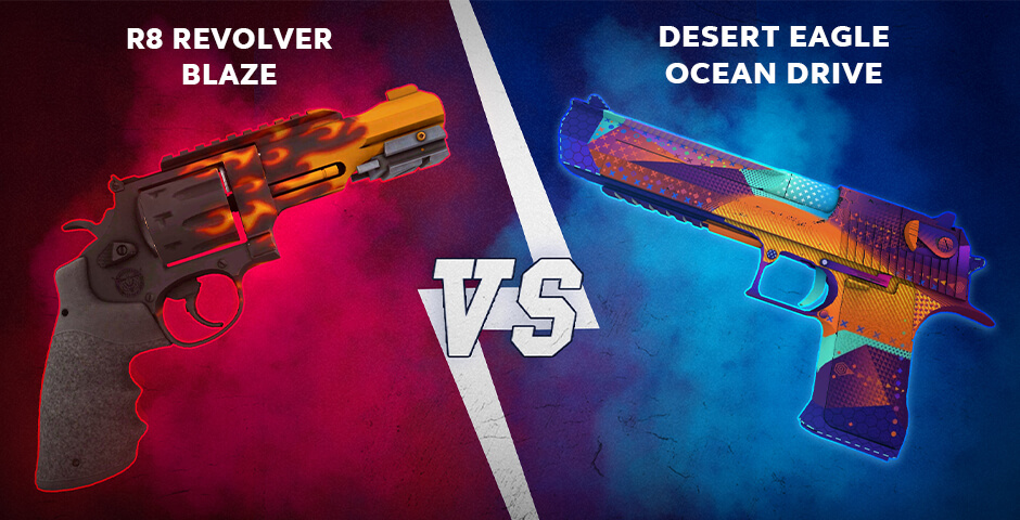 R8 Revolver vs Desert Eagle