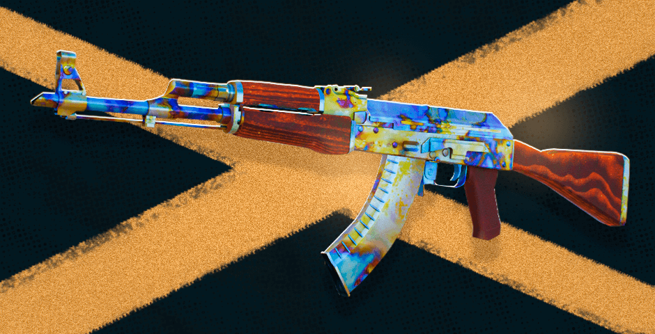 Case Hardened Pattern on AK-47