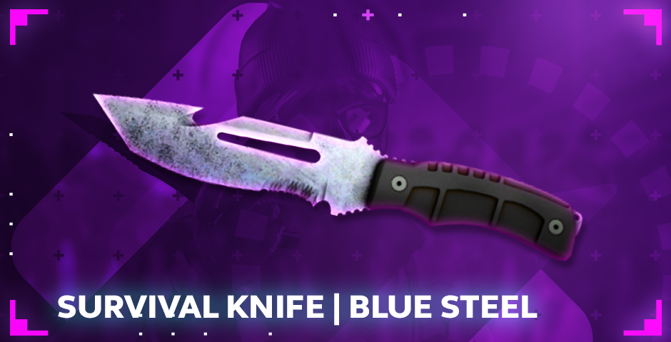 Survival Knife | Blue Steel