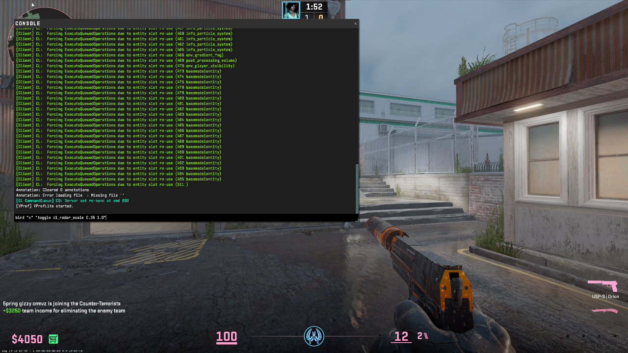 Radar Zoom Binds