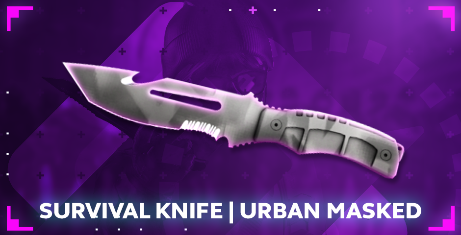 Survival Knife | Urban Masked