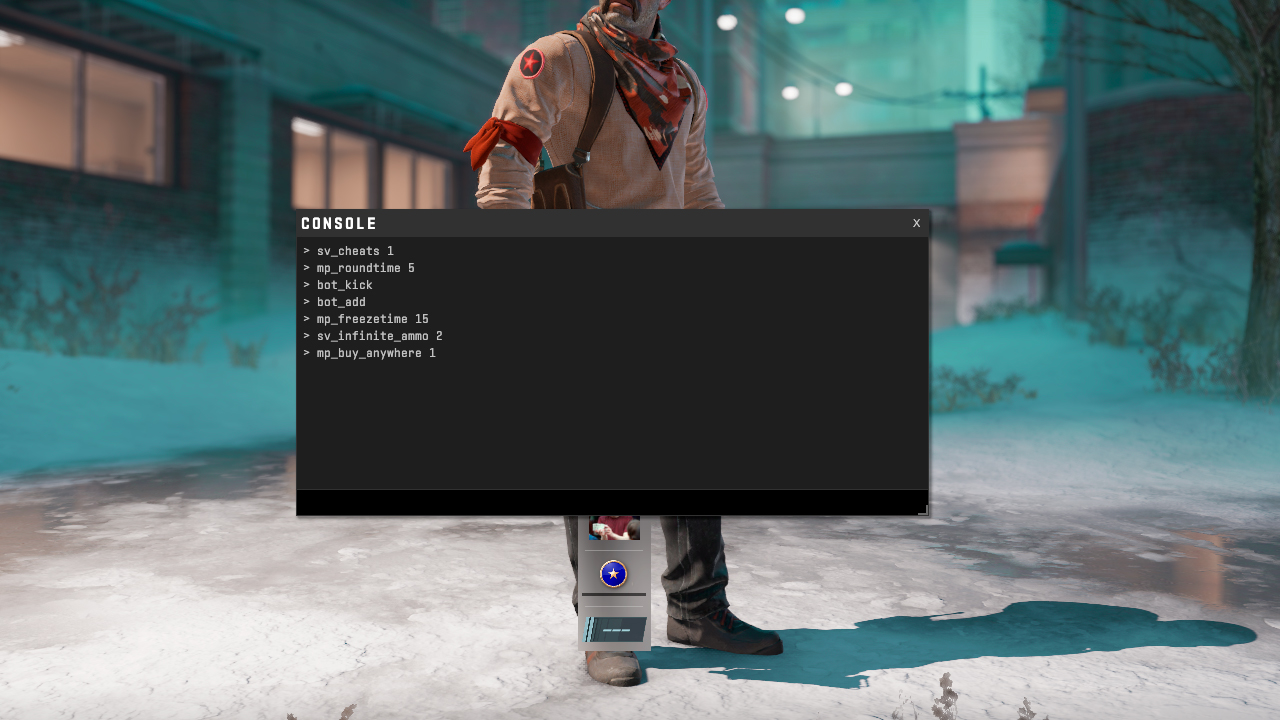 Console Commands for 1v1 in CS2