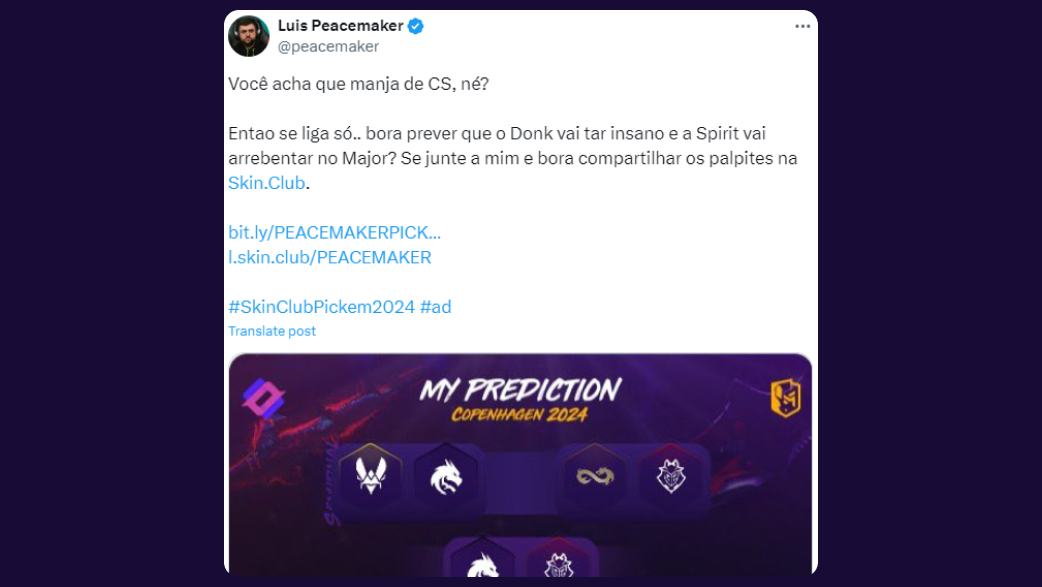 PeacemakerL: Você acha que manja de CS, né?