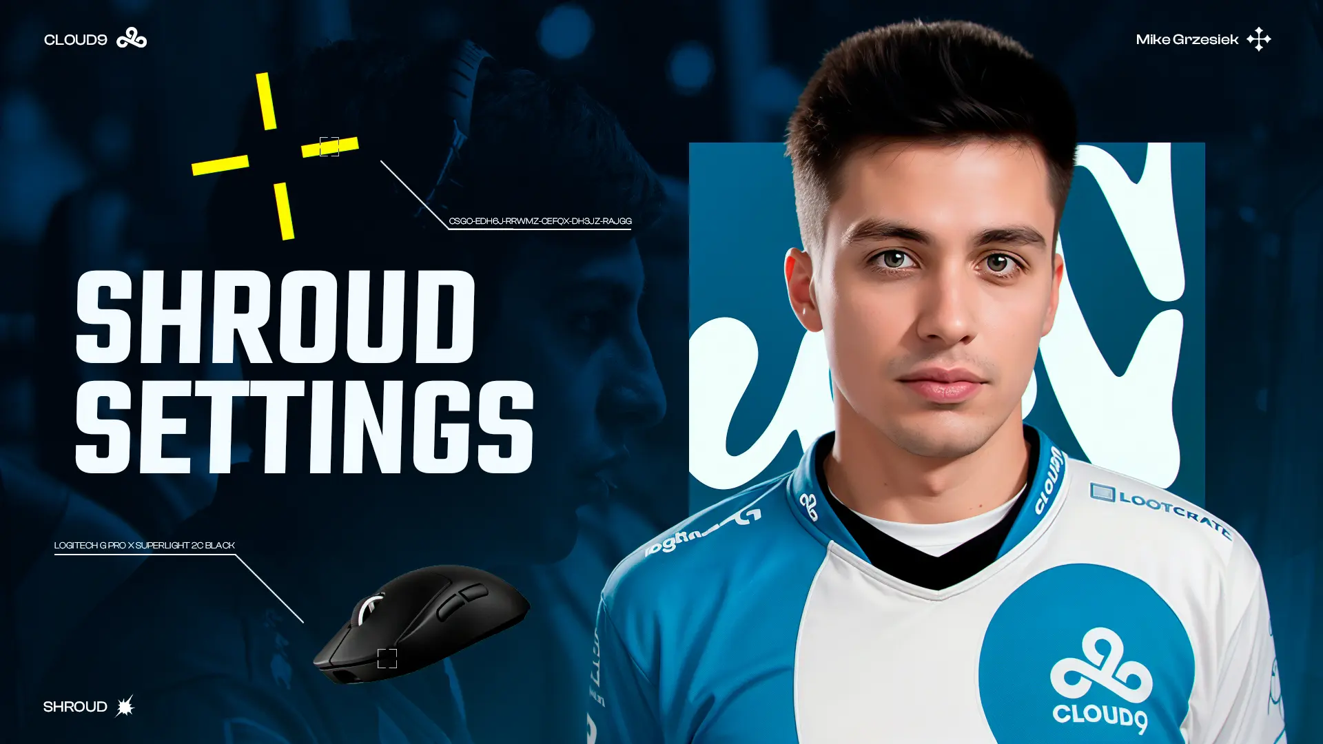 Ustawienia, konfiguracja i celownik Shrouda w CS2
