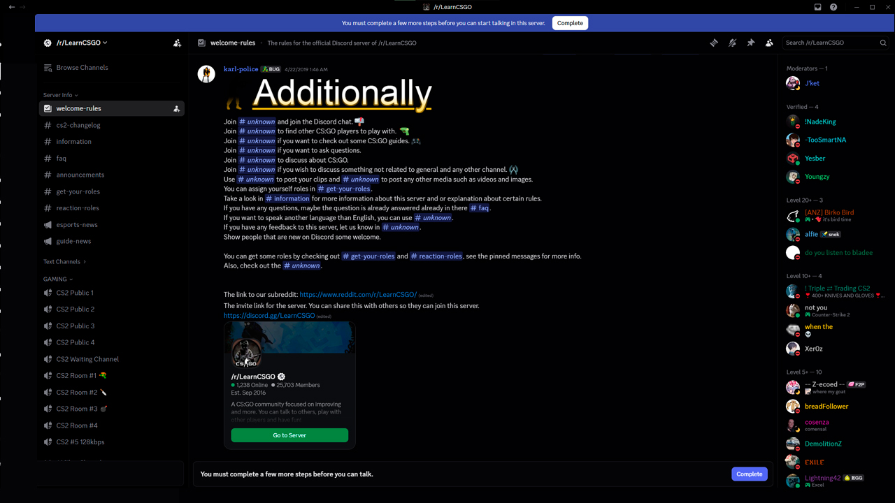 r/learnCSGO Discord Server