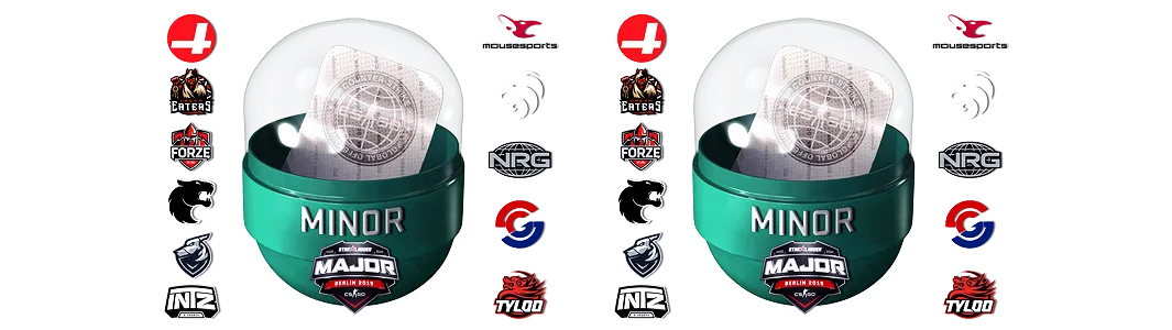 Региональные претенденты StarLadder Berlin 2019 (голографические/металлические)