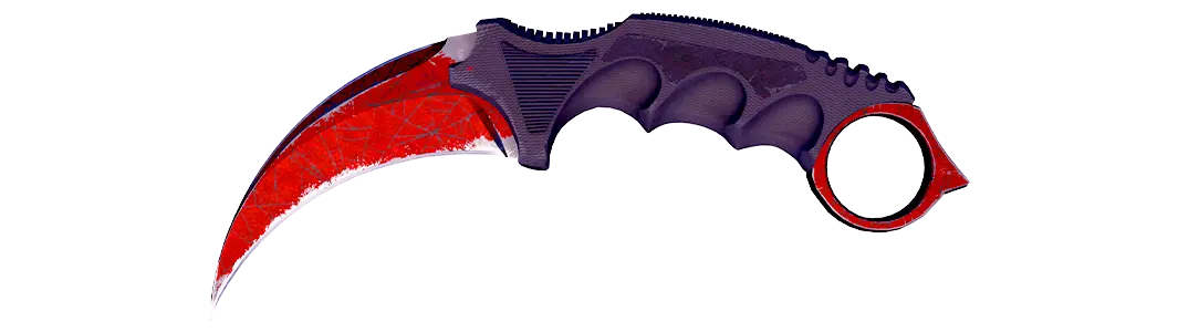 มีดคารัมบิต (★ StatTrak™) | Crimson Web