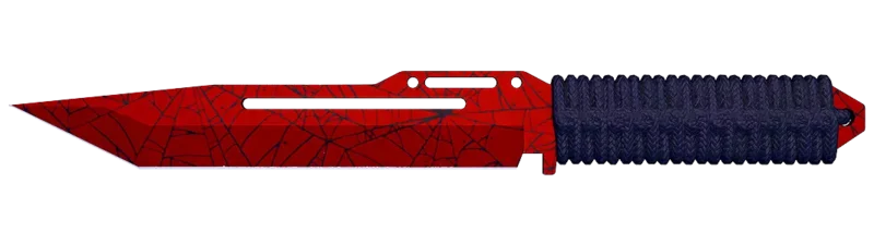 Paracord Knife | Crimson Web