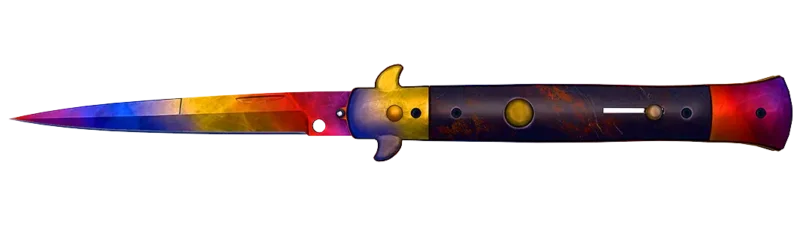 Stiletto Knife | Marble Fade