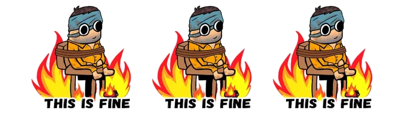 Sticker | This Is Fine (H)