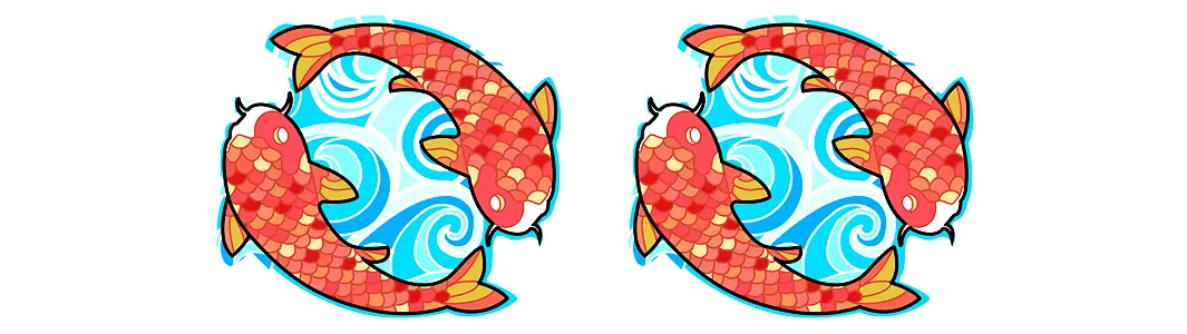 Sticker | Twin Koi (Holo)