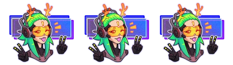 Sticker | V For Victory (Holo)