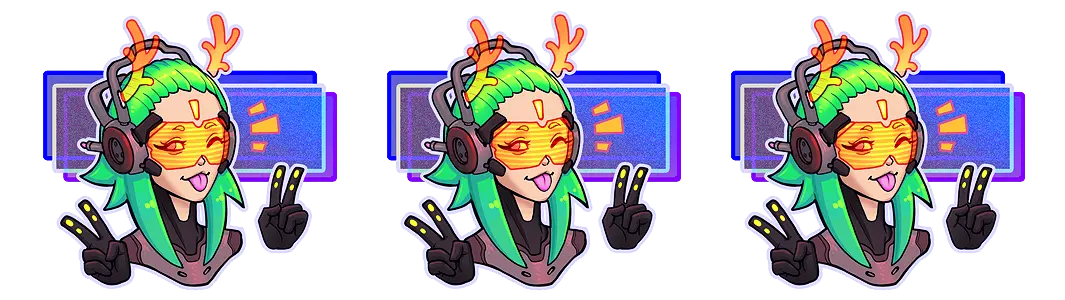 Sticker | V For Victory (Holo)