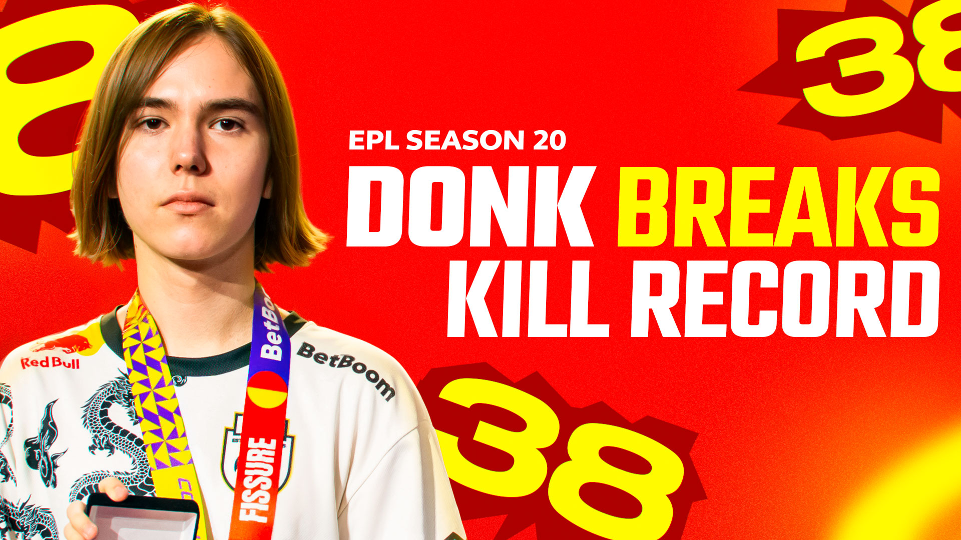 donk Breaks CS2 Kill Record with 38 Frags at EPL Season 20