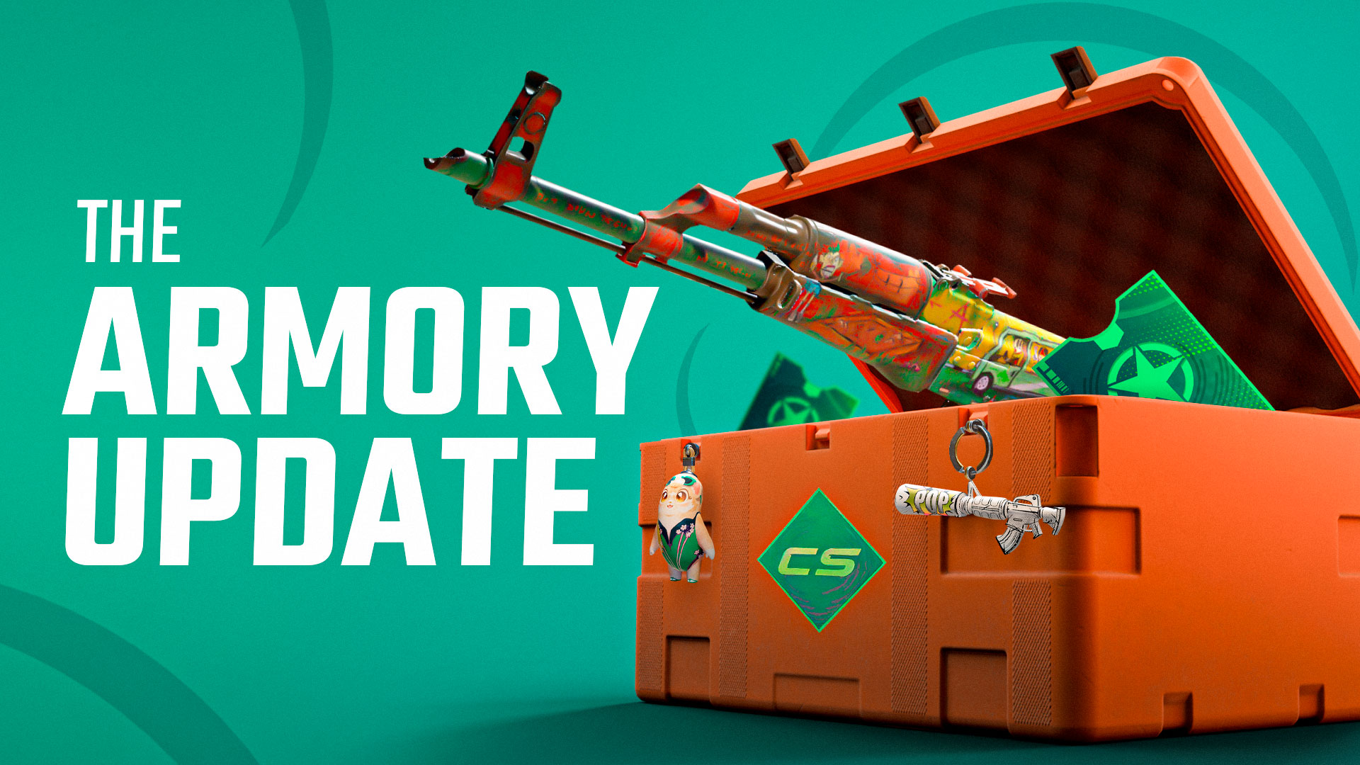 CS2 The Armory Update: New Case, Charms, Map Changes & More