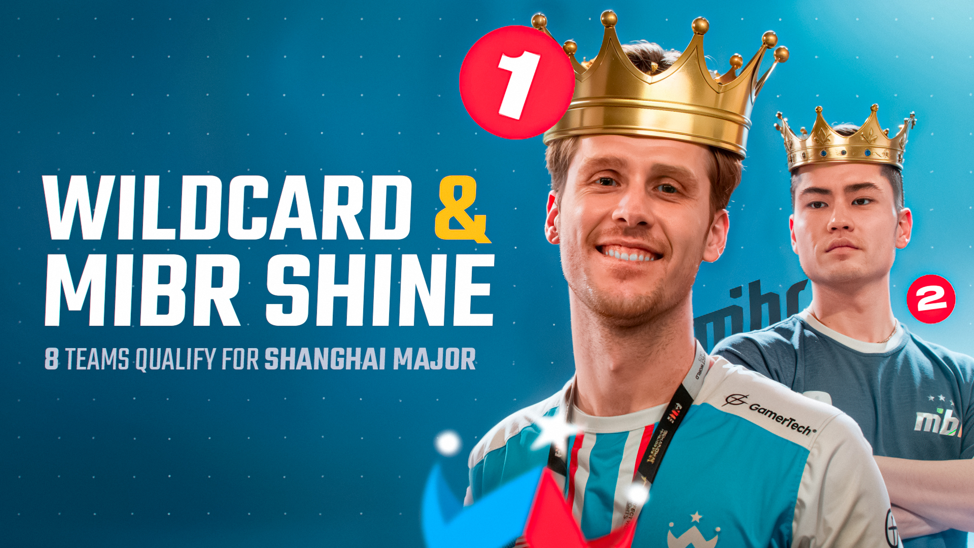 Wildcard & MIBR 빛나다: 8팀이 상하이 메이저에 진출