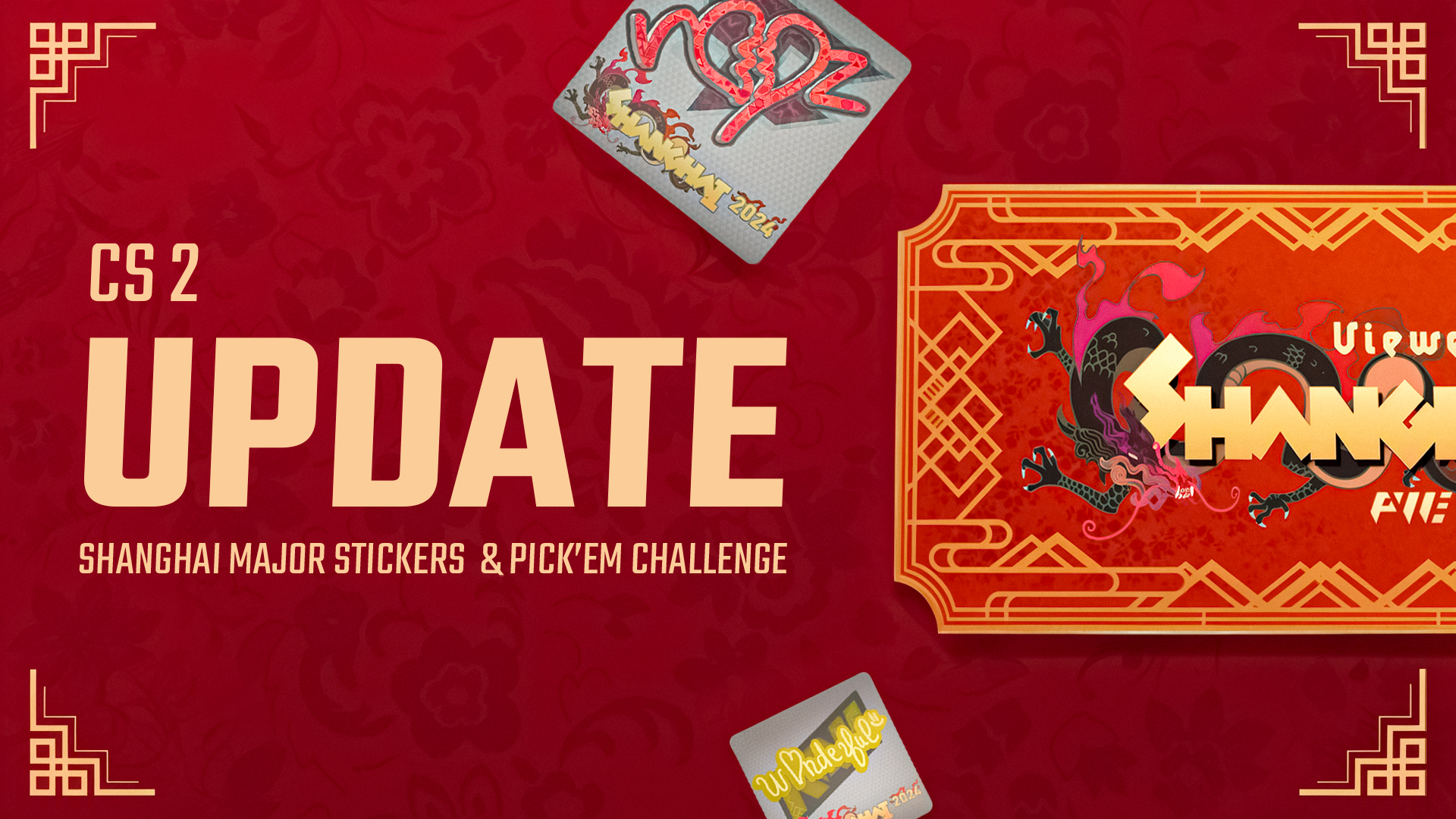 CS2 Update: Shanghai Major Stickers & Pick’Em Challenge