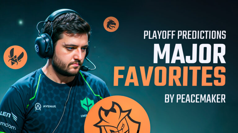 PEACEMAKER&rsquo;s Playoff Predictions: Shanghai Major Favorites