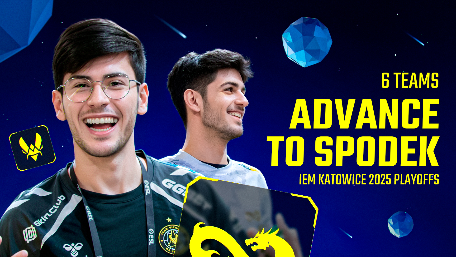 Six Teams Advance to Spodek: IEM Katowice 2025 Playoffs