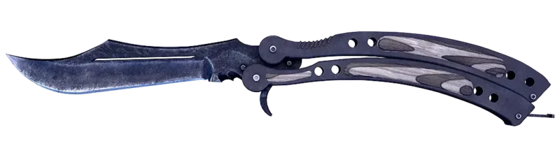 Butterfly Knife | Black Laminate