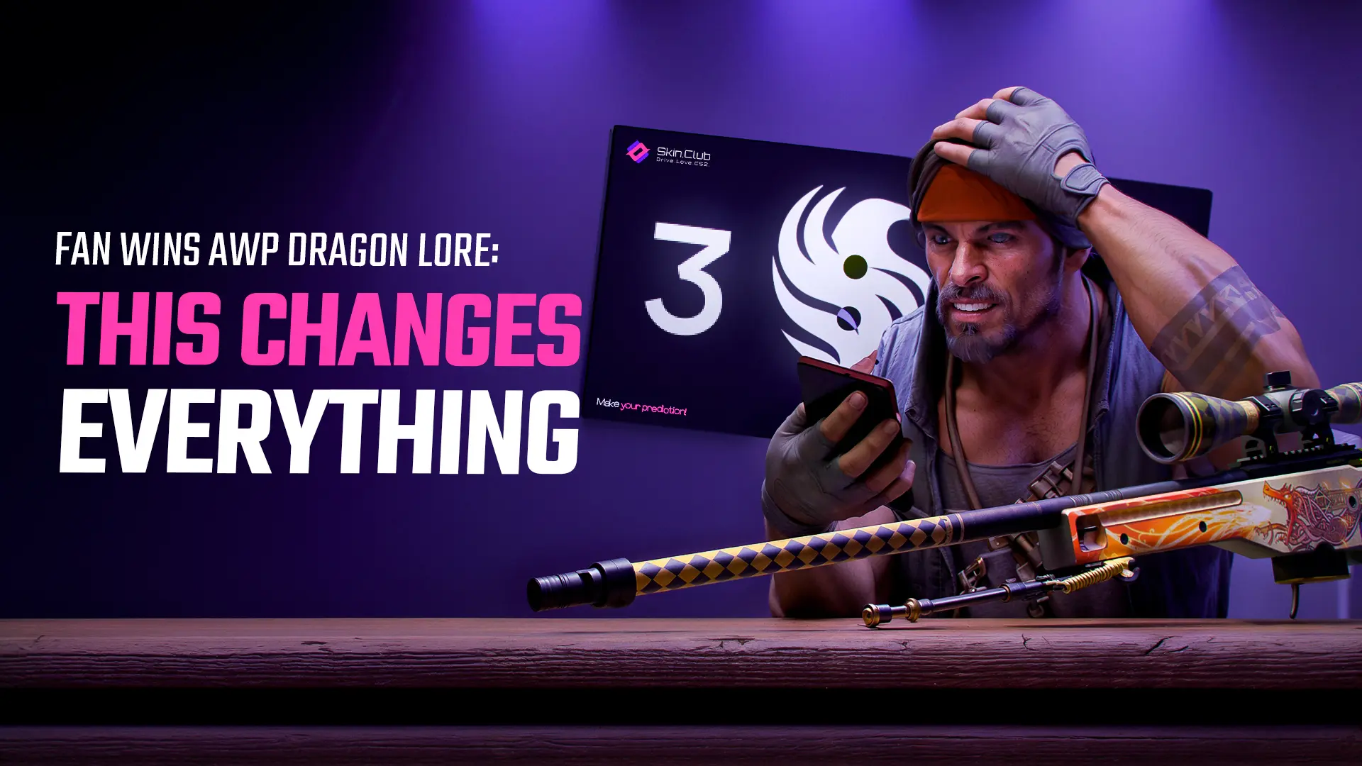 “The best thing ever to happen to me”: How winning an AWP | Dragon Lore changed a CS2 fan’s life forever