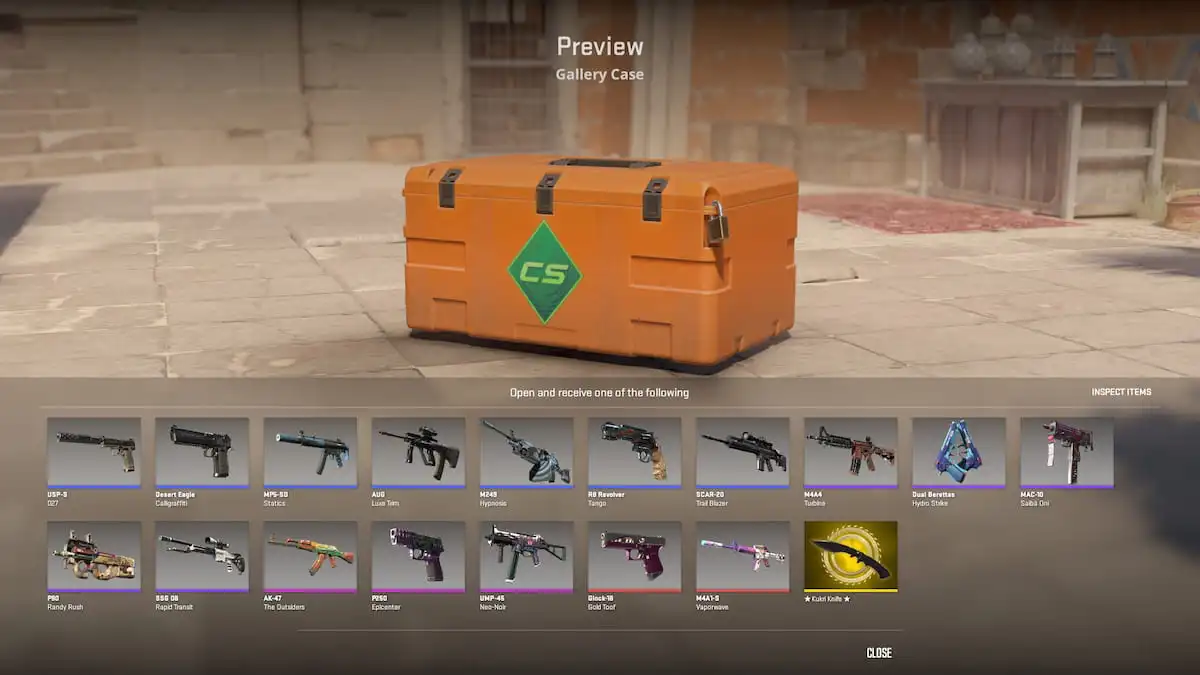 Valve warned: Gallery Case and Graphic Collection will disappear from Armory