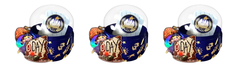 10 Year Birthday Sticker Capsule
