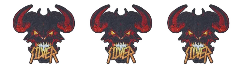 Patch | Metal Silver Demon