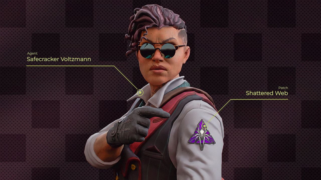 Safecracker Voltzmann with Shattered Web