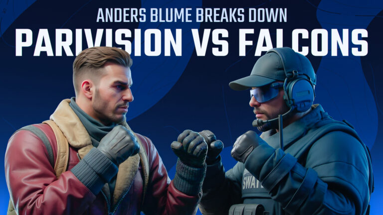 Anders Blume breaks down Falcons on Dust2 vs. PARIVISION