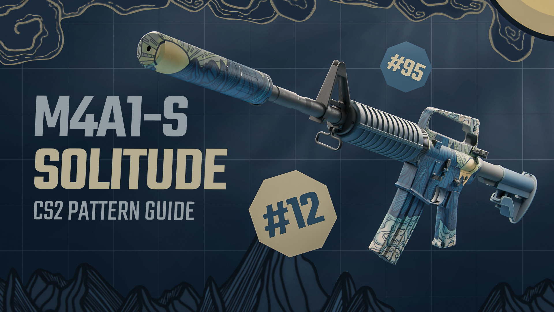 Guia de padr&otilde;es M4A1-S Solitude CS2: tiers