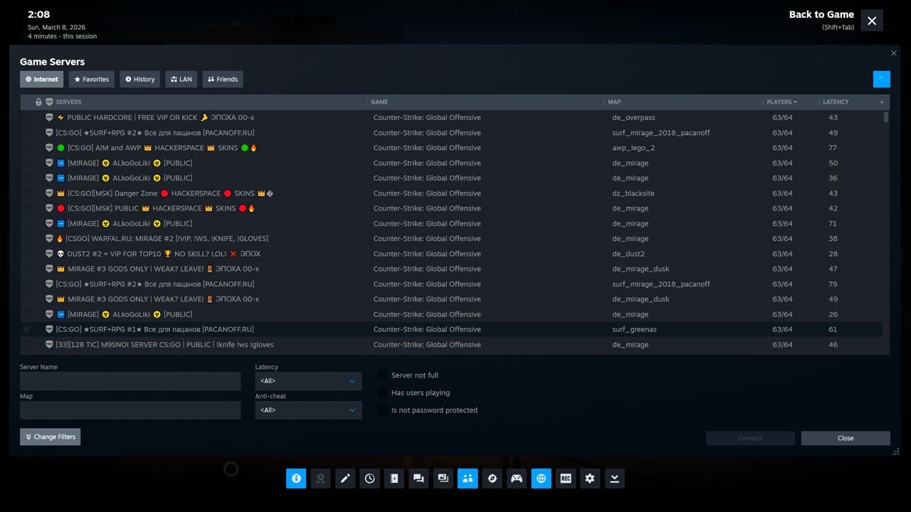 How to Start a CS:GO Match