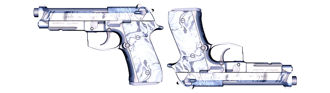 Dual Berettas | Silver Pour