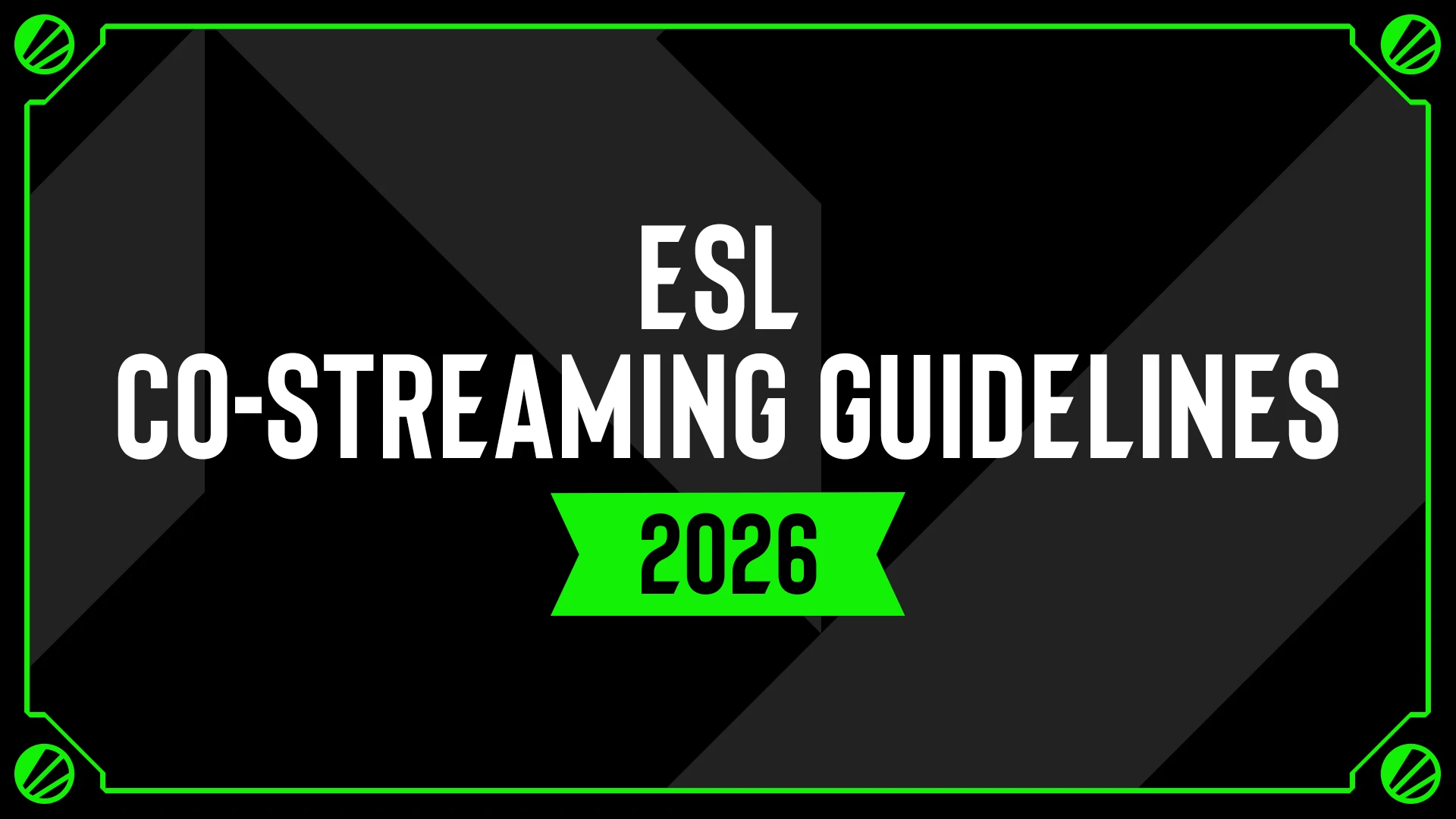 ESL introduce strict co-streaming rules for 2026 &mdash; community reacts