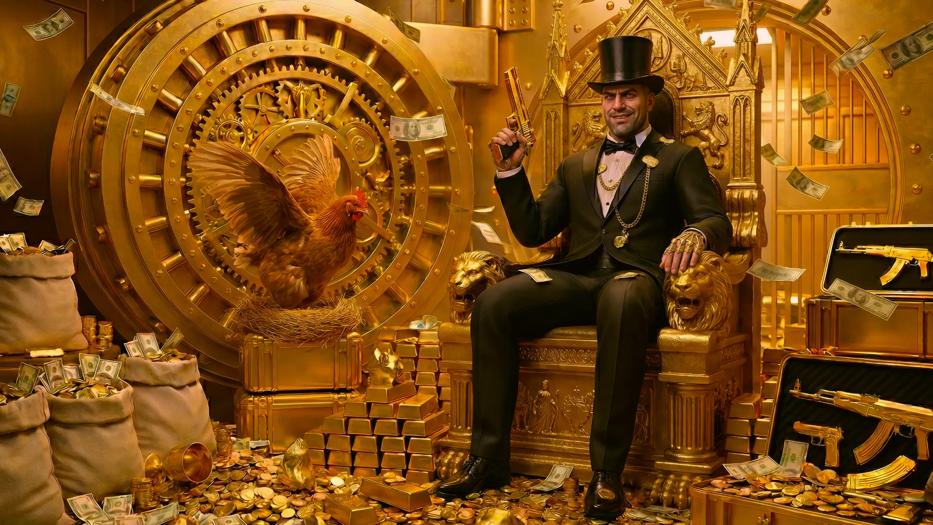 Goldener April-Drop-Gewinnspiel