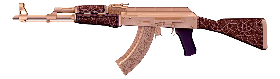 Souvenir AK-47 | Gold Arabesque (Field-Tested)