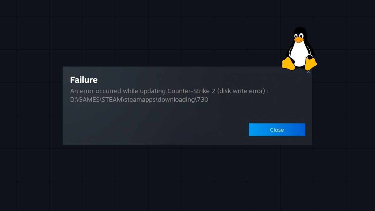 How to Fix the Steam Disk Write Error on Linux